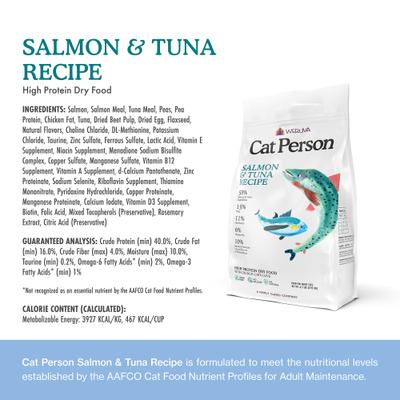 Show full view: Cat Person by Weruva Salmon & Tuna Grain-Free Dry Cat Food, 6.5-lb bag slide 5 of 11
