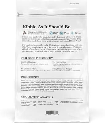 Show full view: Cat Person by Weruva Salmon & Tuna Grain-Free Dry Cat Food, 6.5-lb bag slide 7 of 11