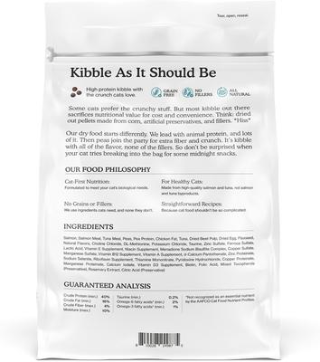 Show full view: Cat Person by Weruva Salmon & Tuna Grain-Free Dry Cat Food, 4-lb bag slide 7 of 11