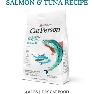Cat Person by Weruva Salmon & Tuna Grain-Free Dry Cat Food, 4-lb bag
