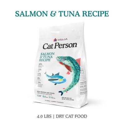 Show full view: Cat Person by Weruva Salmon & Tuna Grain-Free Dry Cat Food, 4-lb bag slide 3 of 11