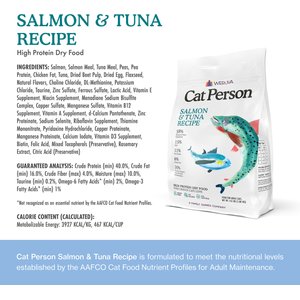 Cat Person by Weruva Salmon & Tuna Grain-Free Dry Cat Food, 4-lb bag