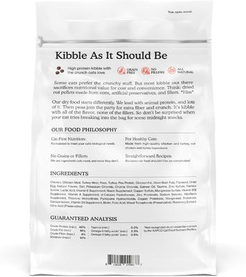 Show full view: Cat Person by Weruva Chicken & Turkey Grain-Free Dry Cat Food, 4-lb bag slide 7 of 11