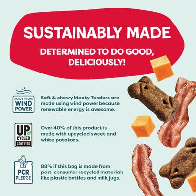 Show full view: Shameless Pets Bacon Me Crazy Meaty Tenders Soft & Chewy Dog Treats, 8-oz bag slide 6 of 8