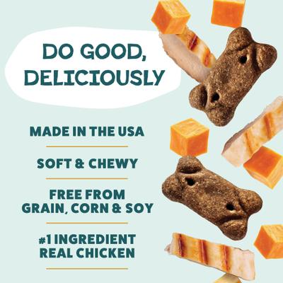 Show full view: Shameless Pets Cheeky Chicken Meaty Tenders Soft & Chewy Dog Treats, 8-oz bag slide 3 of 8