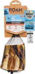 Roam Ossy Baby Back Ribs Ostrich Dog Bones, 2 count