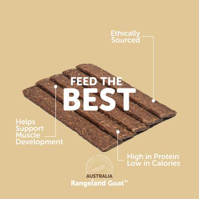 Show full view: Roam Wild Billy Goat Chicken-Free Jerky Dog Treats, 5-oz pouch slide 5 of 6