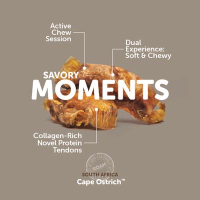 Show full view: Roam Ossy Chops Ostrich Dog Bones, 2 count slide 5 of 6