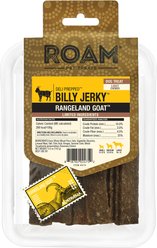 Roam Wild Billy Goat Chicken-Free Jerky Dog Treats, 5-oz pouch