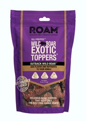 Roam Wild Boar Toppers Chicken-Free Soft & Chewy Training Dog Treats, 4-oz bag