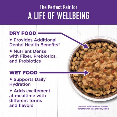 Show full view: Wellness Complete Health Chicken & Turkey Lovers Gravies & Minced Variety Pack Grain-Free Wet Cat Food, 3-oz, case of 24 slide 6 of 11