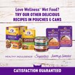 Show in main carousel: Wellness Complete Health Healthy Indulgence Morsels with Chicken & Turkey in Savory Sauce Grain-Free Wet Cat Food Pouches, 3-oz, case of 24 slide 6 of 11