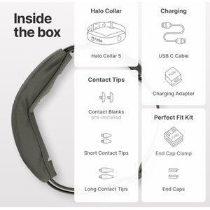 Halo Collar 5 New Wireless Waterproof Plastic Dog Fence & GPS Dog Collar, Blaze