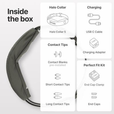 Show full view: Halo Collar 5 New Wireless Waterproof Plastic Dog Fence & GPS Dog Collar, Blaze slide 3 of 7