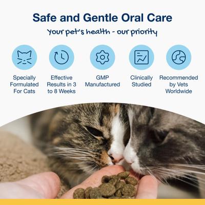 Show full view: ProDen Plaqueoff System Holistic Oral Care Kitten Dental Cat Treats, 3-oz bag, count varies slide 5 of 9