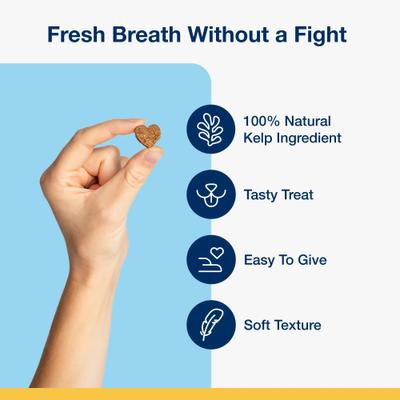 Show full view: ProDen Plaqueoff System Holistic Oral Care Support Adult Dental Dog Treats, 6-oz bag, count varies slide 4 of 9