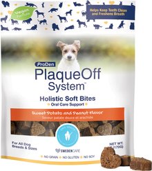 ProDen Plaqueoff System Holistic Oral Care Support Adult Dental Dog Treats, 6-oz bag, count varies