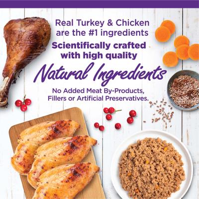 Show full view: Wellness Complete Health Poultry Favorites Variety Pack Grain-Free Wet Cat Food, 5.5-oz can, case of 12 slide 4 of 11