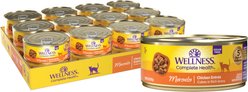 Wellness Complete Health Morsels Chicken Entree Grain-Free Canned Cat Food, 5.5-oz, case of 24