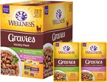 Wellness Complete Health Healthy Indulgence Gravies Variety Pack Natural Grain-Free Wet Cat Food, 3-oz p...