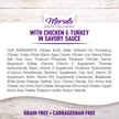 Show in main carousel: Wellness Complete Health Healthy Indulgence Morsels with Chicken & Turkey in Savory Sauce Grain-Free Wet Cat Food Pouches, 3-oz, case of 24 slide 7 of 11