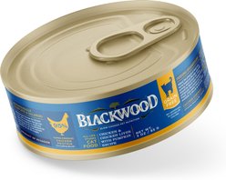 Blackwood Chicken & Chicken Liver with Pumpkin Recipe Grain-Free Wet Cat Food, 3-oz can, case of 12