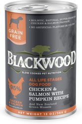 Blackwood Chicken & Salmon with Pumpkin Grain-Free Adult Canned Dog Food, 13-oz, case of 12