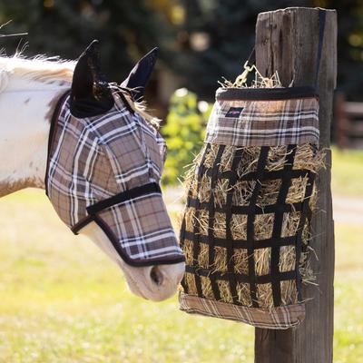 Show full view: Kensington Protective Products 2 Flake Slow Feed Horse Hay Bag with Rim, Deluxe Black, Large slide 4 of 7