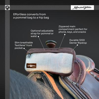 Show full view: Kensington Protective Products Pommel Horse Bag, Merlot slide 4 of 4