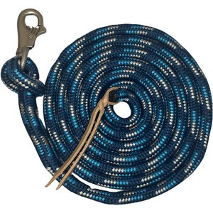 Kensington Protective Products Multi-Colored Clinician Horse Training Lead Rope, 10-ft, Kentucky Blue