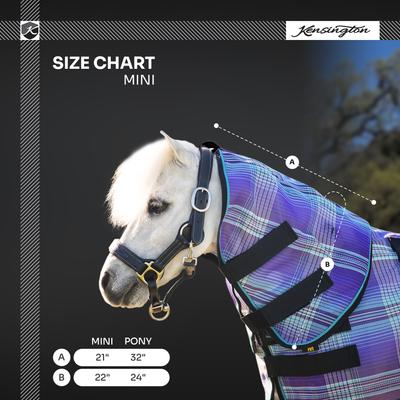 Show full view: Kensington Protective Products Pony Fly Sheet Neck Piece, Atlantis slide 3 of 7