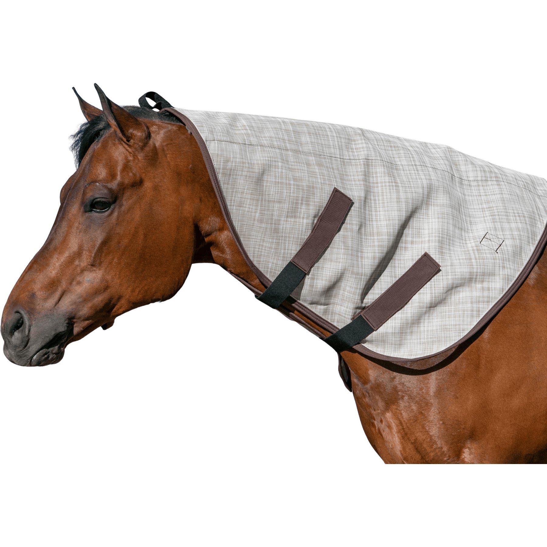 Kensington Protective Products Horse Fly Sheet Neck Piece, Desert Sand, Cob/Arab