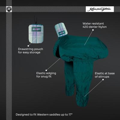Show full view: Kensington Protective Products Nylon Western Horse Saddle Cover, Merlot slide 3 of 4