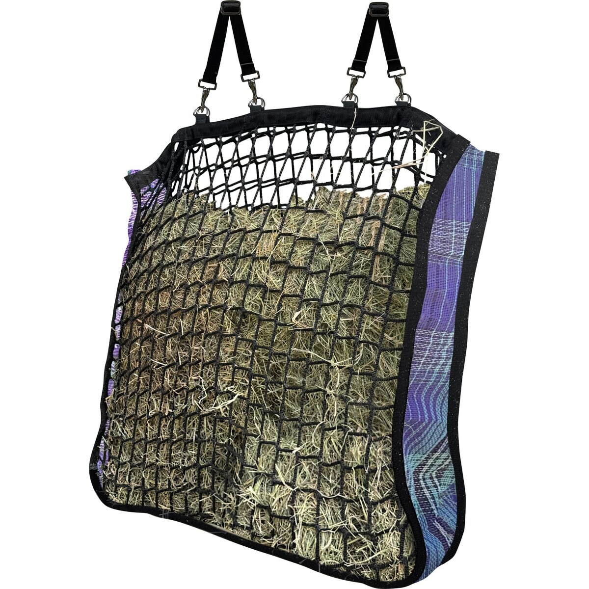 Kensington Protective Products 4 Flake Deluxe Slow Feed Horse Hay Bag, Lavender Mint