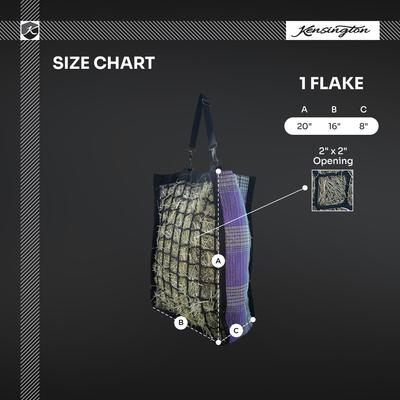 Show full view: Kensington Protective Products 1 Flake Deluxe Slow Feed Horse Hay Bag, Imperial Jade slide 3 of 5