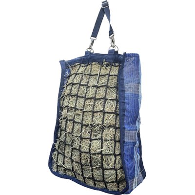 Kensington Protective Products Kensington Protective Products 1 Flake Deluxe Slow Feed Horse Hay Bag, Kentucky Blue