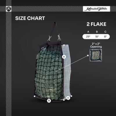 Show full view: Kensington Protective Products 2 Flake Slow Feed Horse Hay Bag, Lavender Mint slide 2 of 4