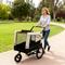 Show in main carousel: Yafylly Bike Trailer & Push Cart for Pets with All-Terrain Wheels, Large, Beige/Black slide 1 of 5