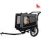 Show in main carousel: Yafylly Bike Trailer & Push Cart for Pets with All-Terrain Wheels, Large, Grey/Black slide 2 of 5