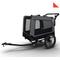 Show in main carousel: Yafylly Bike Trailer & Push Cart for Pets with All-Terrain Wheels, Large, Grey/Black slide 4 of 5