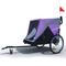 Show in main carousel: Yafylly 2-in-1 Bike Trailer & Push Cart for Pets with Dual Cup Pockets, Large, Purple/Black slide 2 of 5