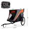 Show in main carousel: Yafylly 2-in-1 Bike Trailer & Push Cart for Pets with Dual Cup Pockets, Large, Grey/Black slide 3 of 5