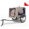 Show in main carousel: Yafylly Dog Bike Trailer for Bicycle with 2 Entrances & 20-in Wheels, Blue/Grey, Medium slide 5 of 6