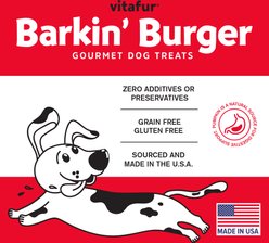 Vitafur Barkin Burger Beef & Pumpkin Grain-Free Dehydrated Dog Treats, 24-oz bag slide 2 of 7