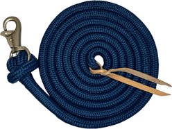Kensington Protective Products Clinician Horse Training Lead Rope, 25-ft, Navy