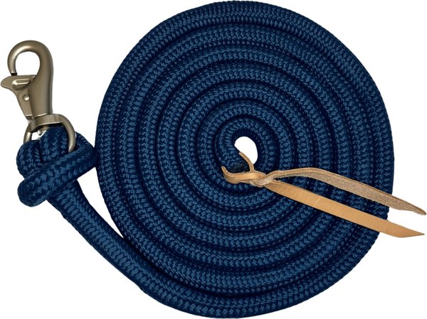Show full view: Kensington Protective Products Clinician Horse Training Lead Rope, 25-ft, Navy slide 1 of 5