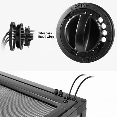 Show full view: REPTI ZOO Knock Down Reptile Terrarium with Swing Door, Black, 35-gal slide 5 of 6