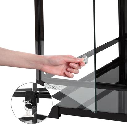 Show full view: REPTI ZOO Knock Down Reptile Terrarium with Swing Door, Black, 35-gal slide 6 of 6