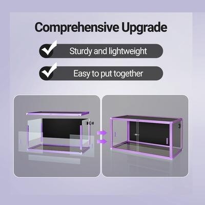 REPTI ZOO Light Weight Enclosure Reptile Terrarium