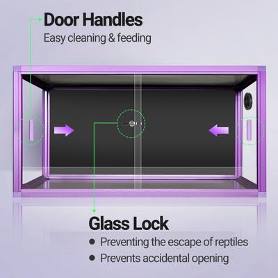 REPTI ZOO Light Weight Enclosure Reptile Terrarium